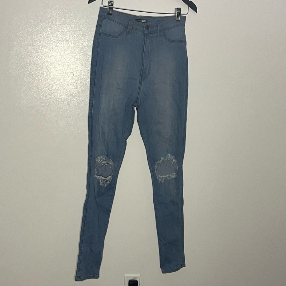 Light Wash Fashion Nova High Waist Jeans